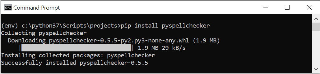 Python Py Spell Checker