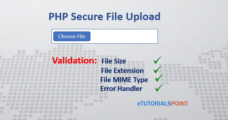 PHP File Upload MIME Type Validation with Error Handler