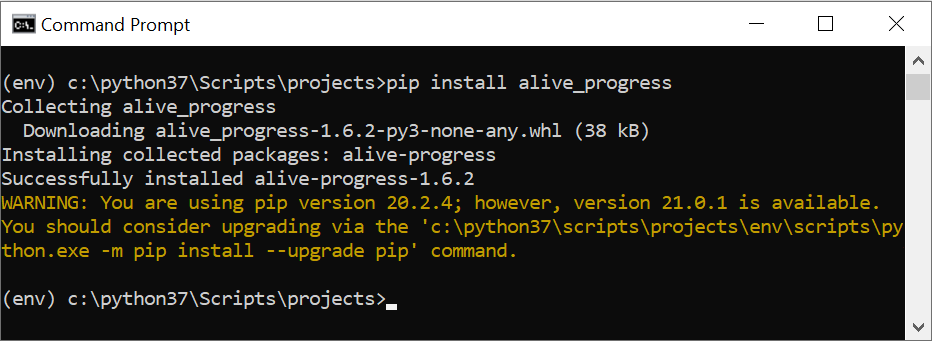 Python Alive Progress