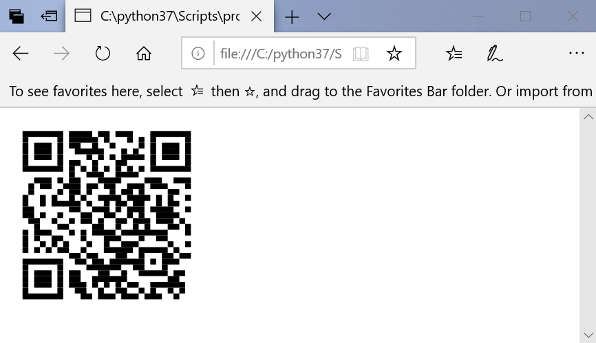 Python Generate QR Code