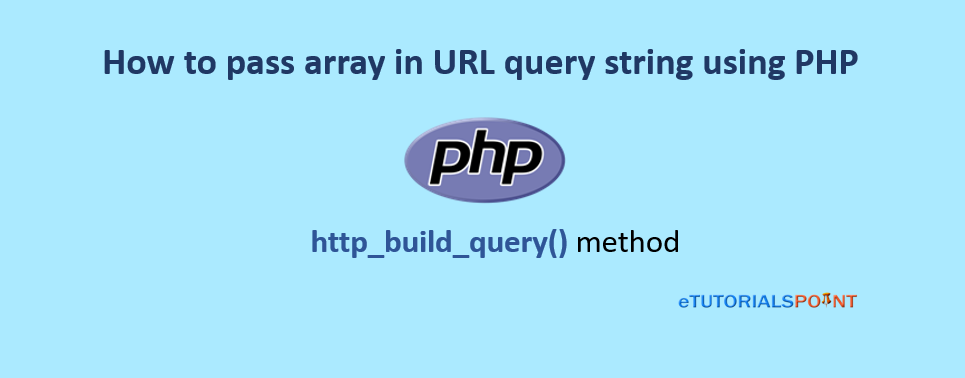 How to pass array in URL query string using PHP