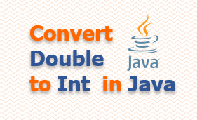 Convert double to int Java