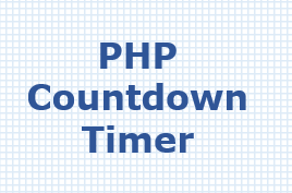 PHP Countdown Timer