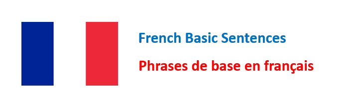 french basic sentenses