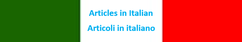 Basic Italian Articles