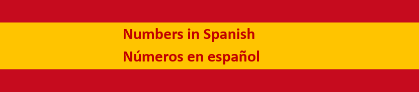 Numbers in Spanish